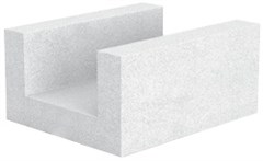 SOLBET U-profil bílý 1000*240*300mm